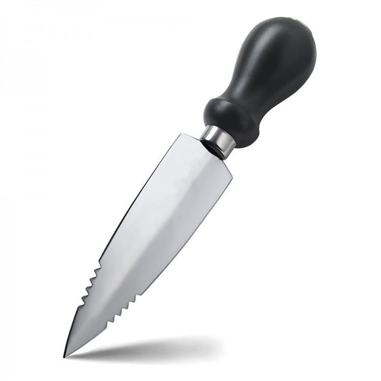 Coltello professionale a punta e sega cm 14