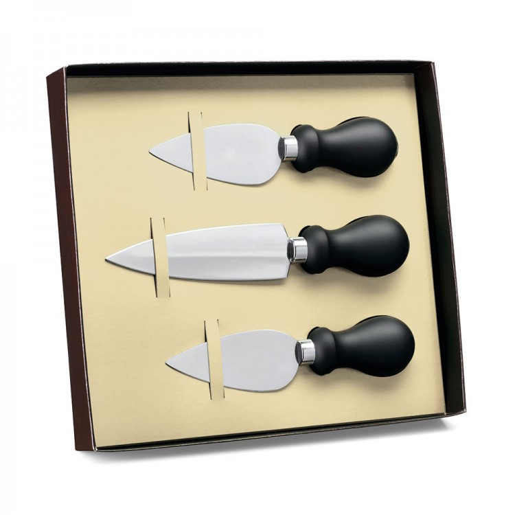 Confezione con 3 coltelli da formaggio professionali